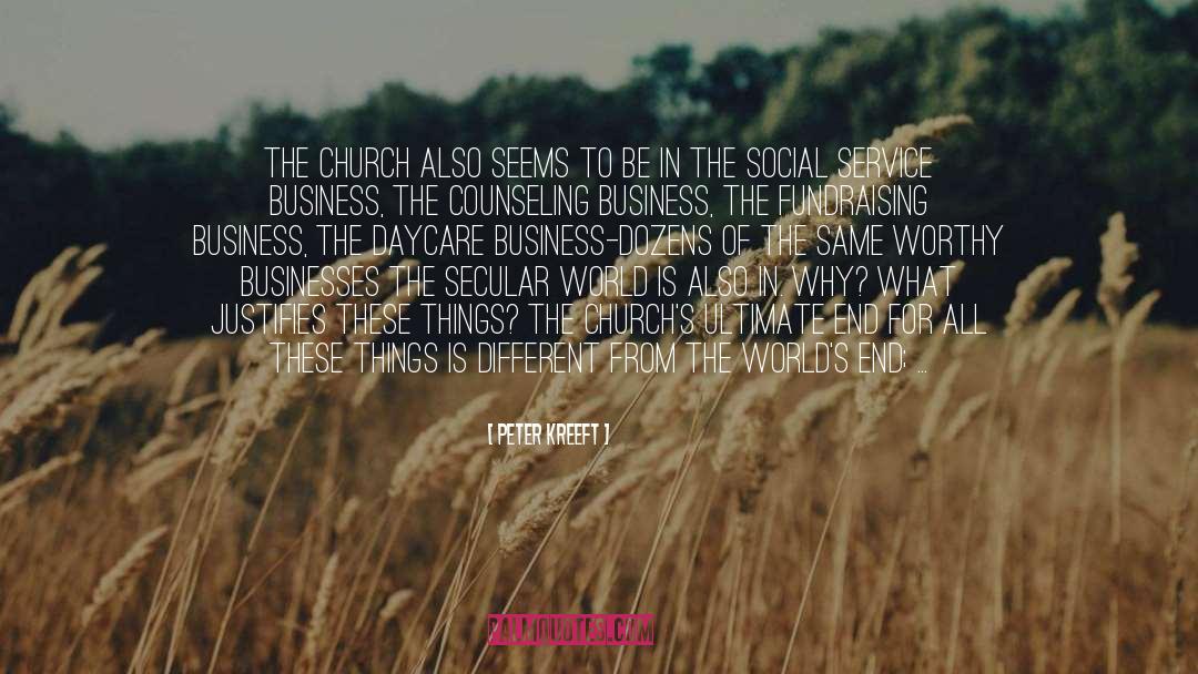 Church quotes by Peter Kreeft