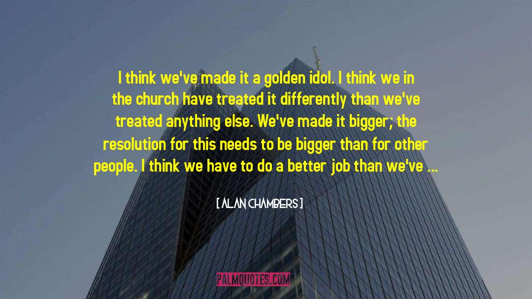 Church Schools quotes by Alan Chambers