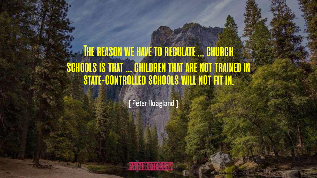 Church Schools quotes by Peter Hoagland