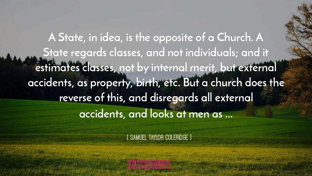 Church State Separation quotes by Samuel Taylor Coleridge