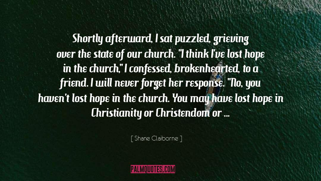 Church State Separation quotes by Shane Claiborne