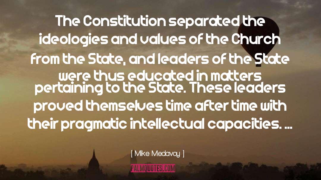 Church State Separation quotes by Mike Medavoy