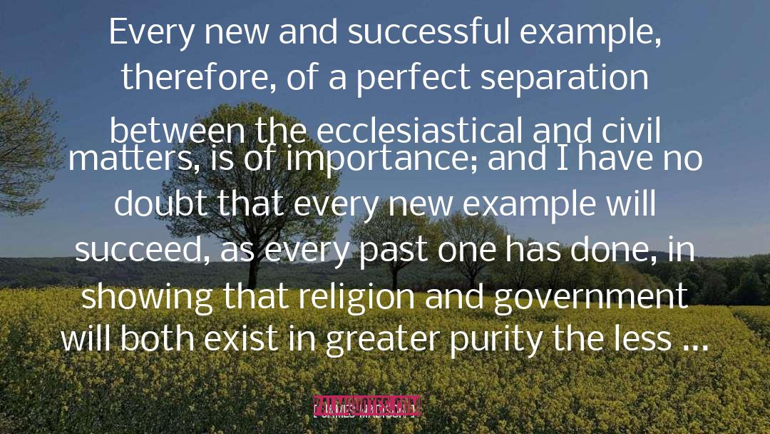 Church State Separation quotes by James Madison