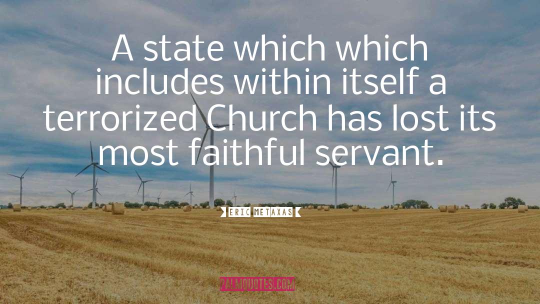 Church State Separation quotes by Eric Metaxas