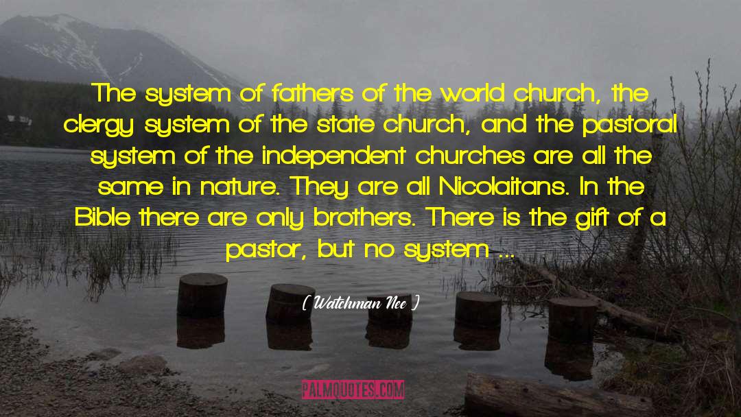 Church State Separation quotes by Watchman Nee