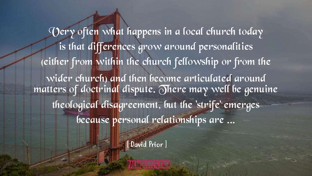 Church Today quotes by David Prior