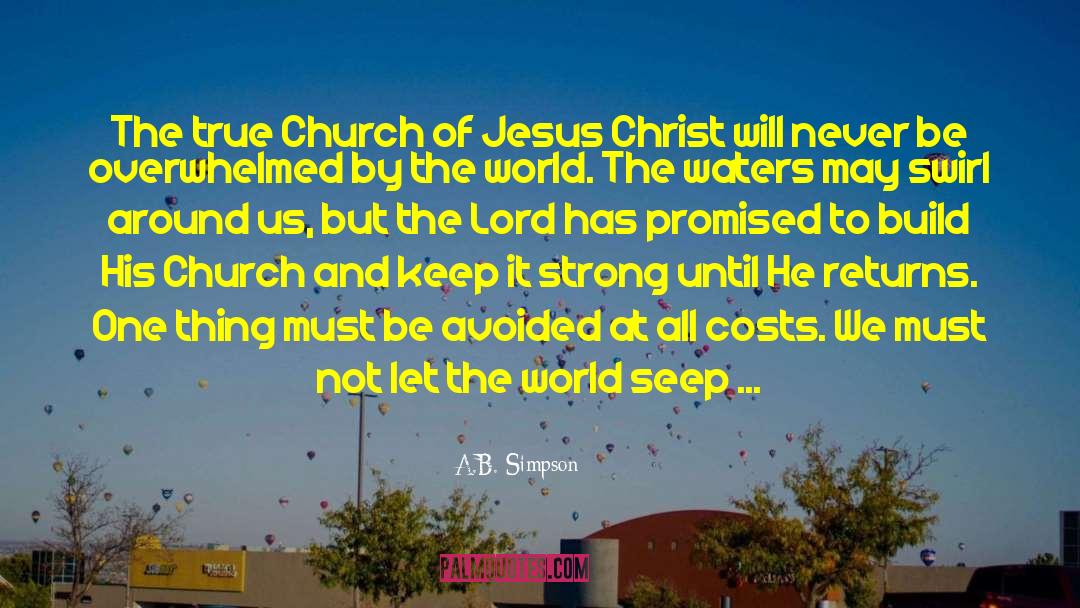 Church Today quotes by A.B. Simpson