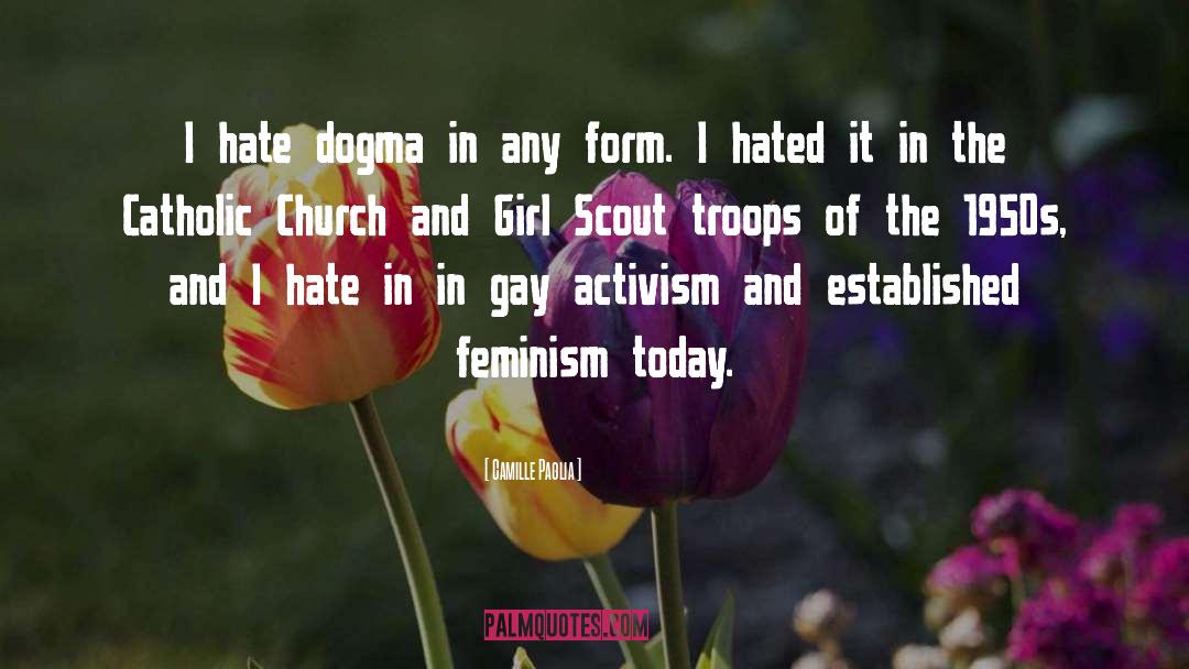 Church Today quotes by Camille Paglia