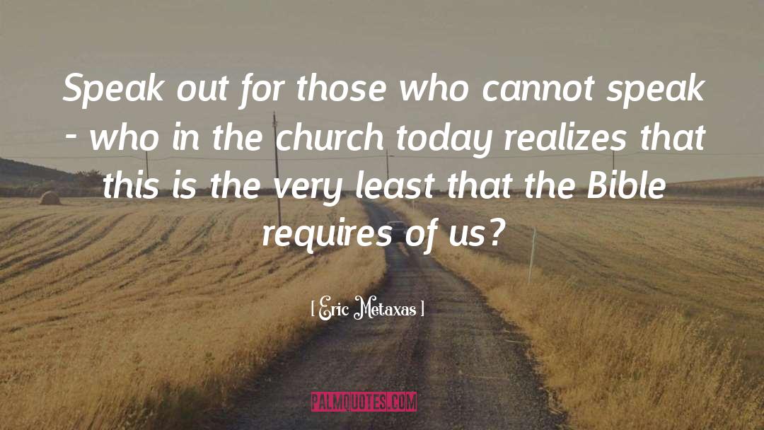 Church Today quotes by Eric Metaxas