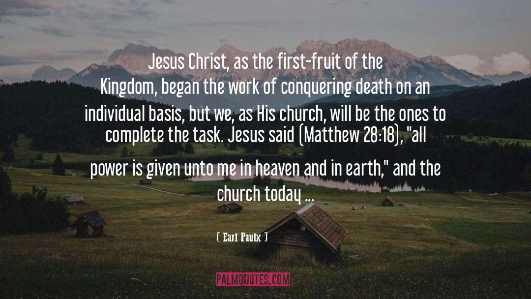 Church Watches quotes by Earl Paulk