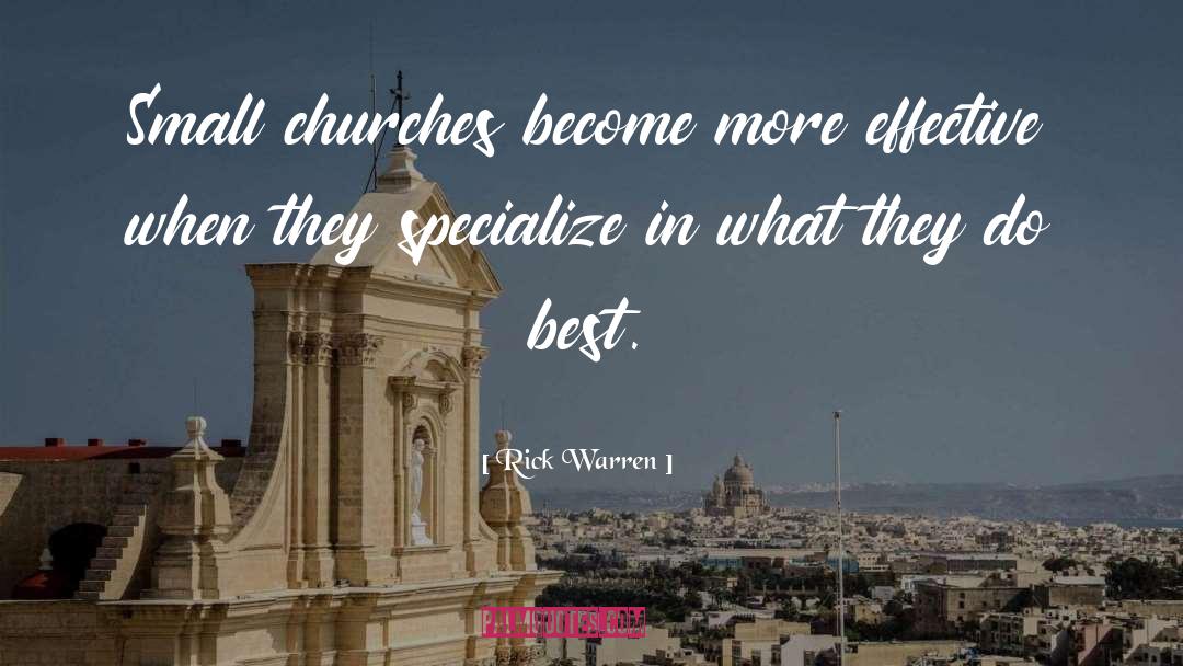 Churches quotes by Rick Warren