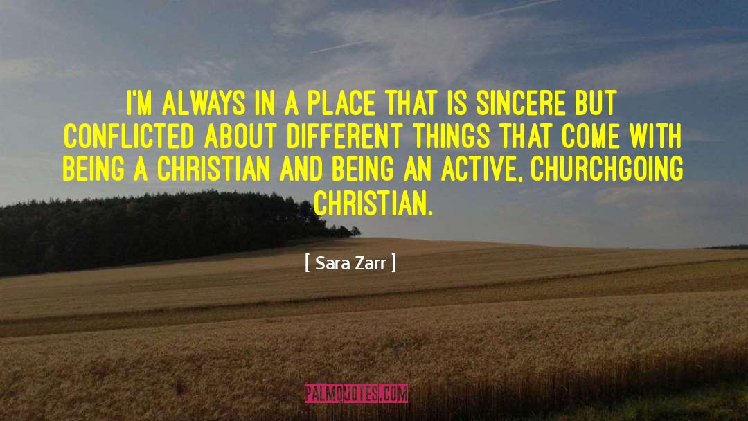 Churchgoing quotes by Sara Zarr