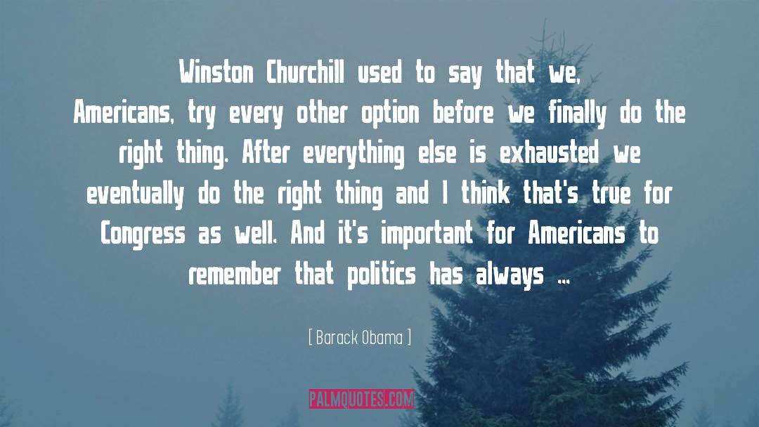 Churchill quotes by Barack Obama