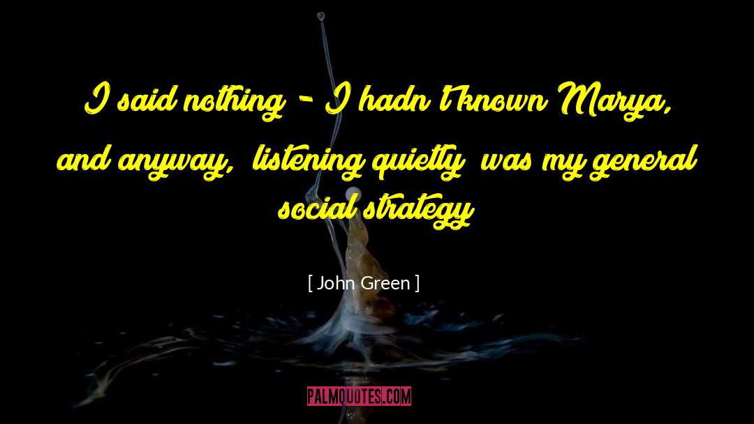Churlish Green quotes by John Green