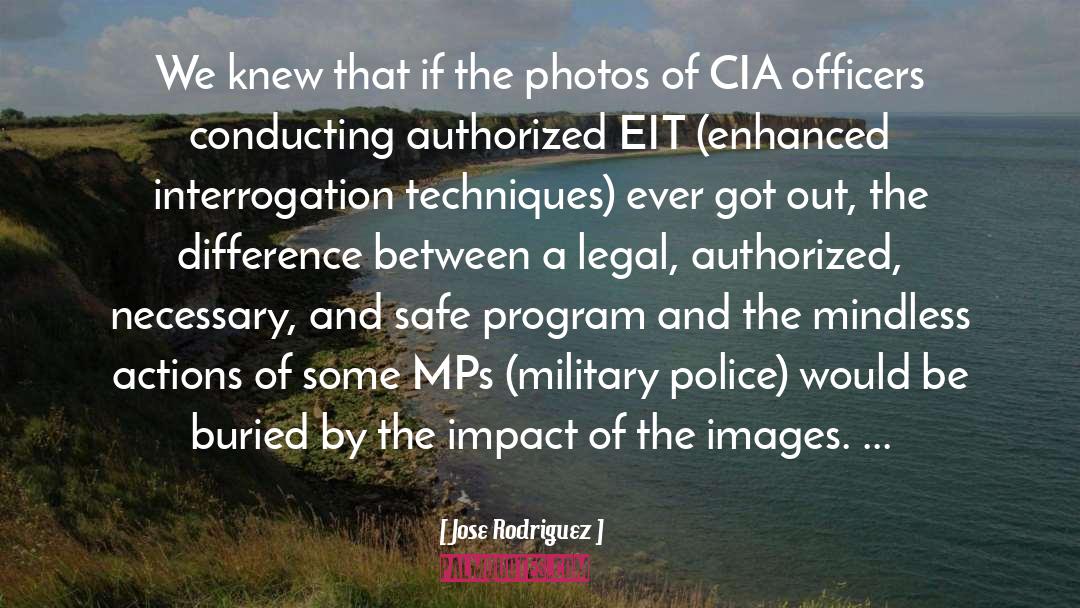 Cia quotes by Jose Rodriguez