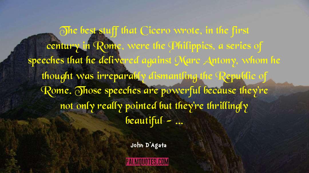 Cicero quotes by John D'Agata