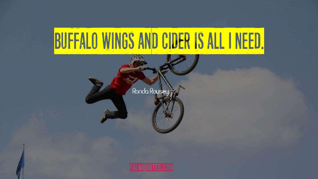 Cider quotes by Ronda Rousey