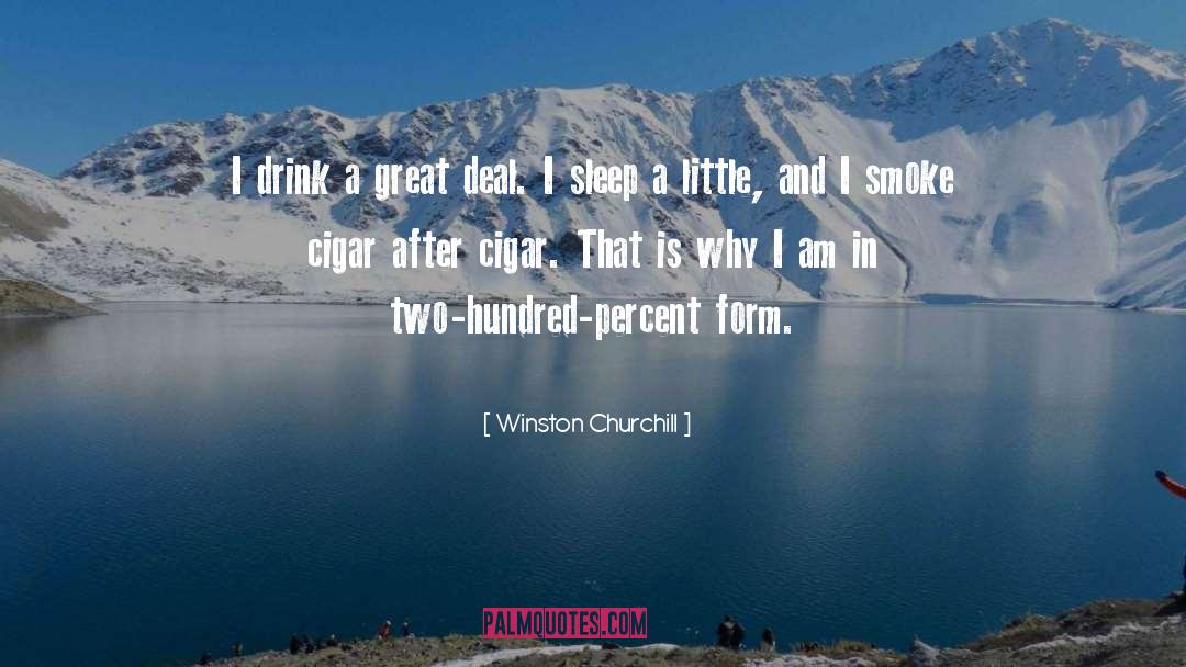 Cigar quotes by Winston Churchill