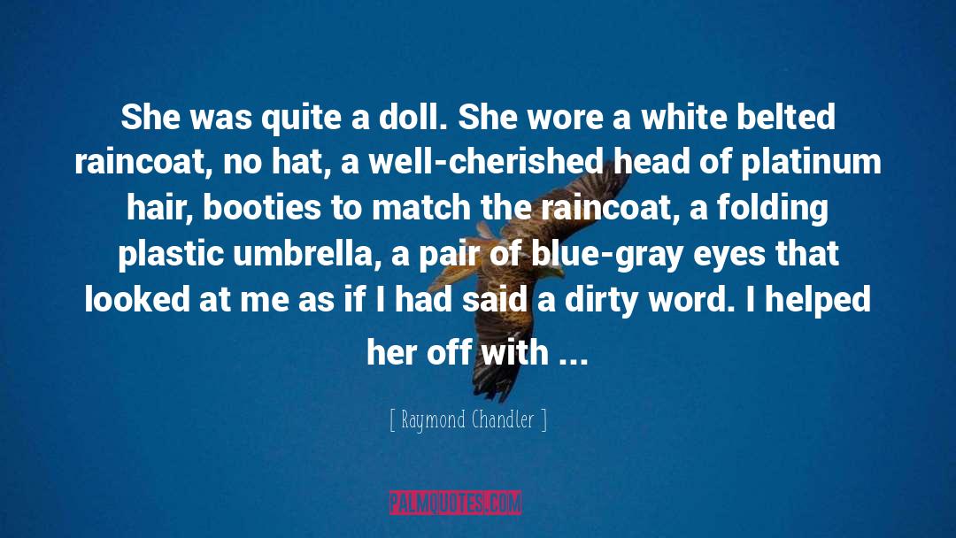 Cigarette Smoke quotes by Raymond Chandler