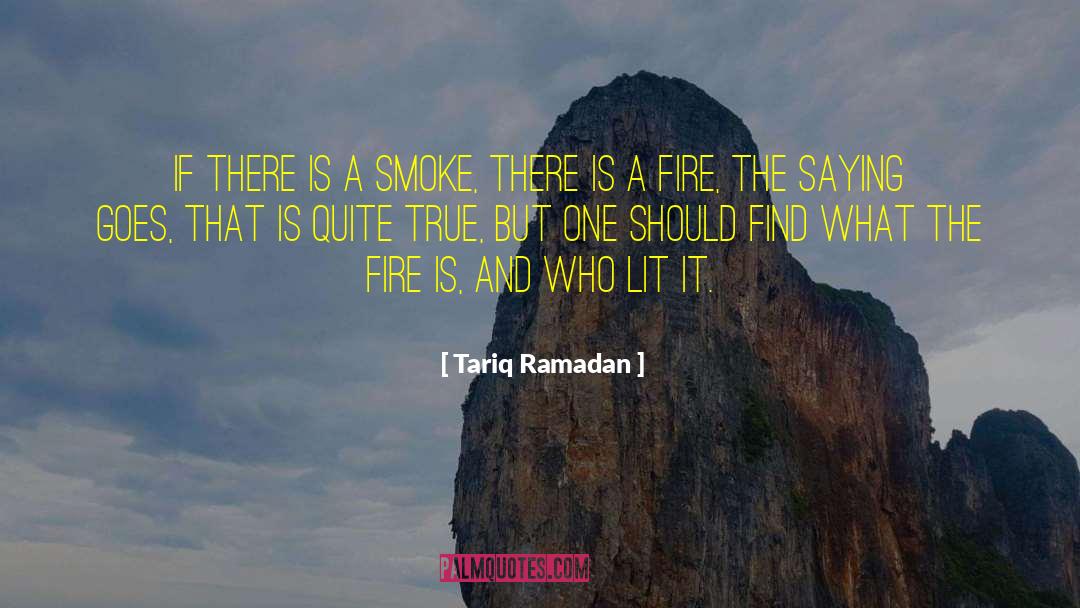 Cigarette Smoke quotes by Tariq Ramadan