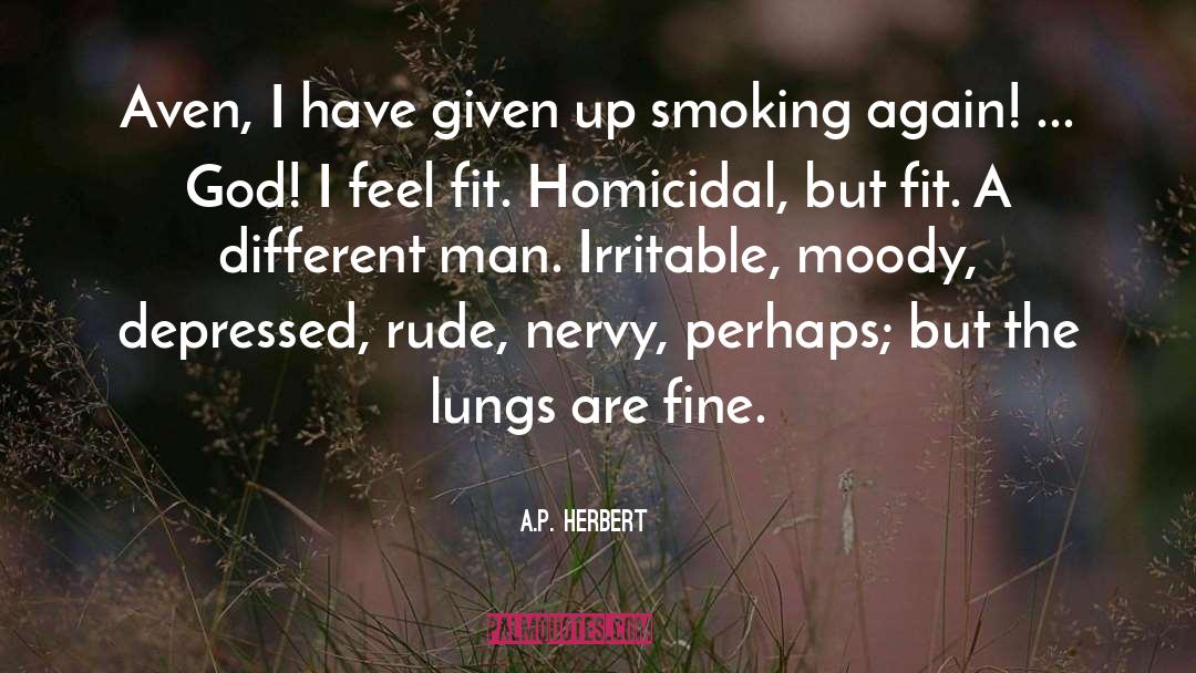 Cigars quotes by A.P. Herbert