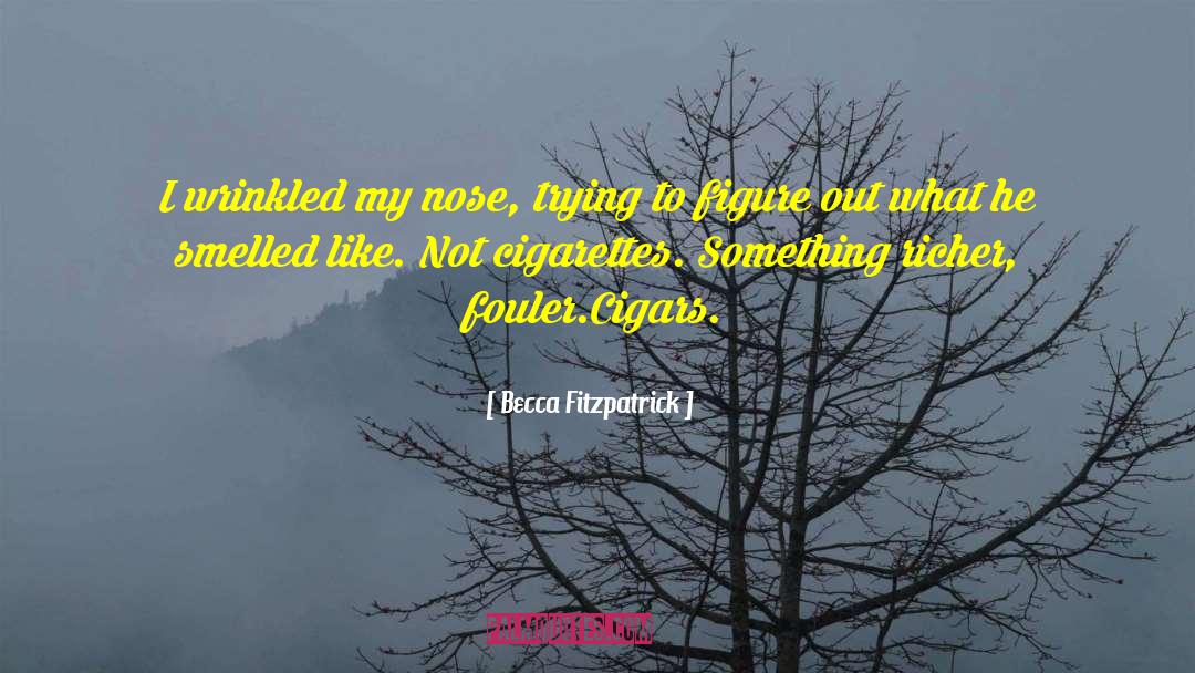 Cigars quotes by Becca Fitzpatrick