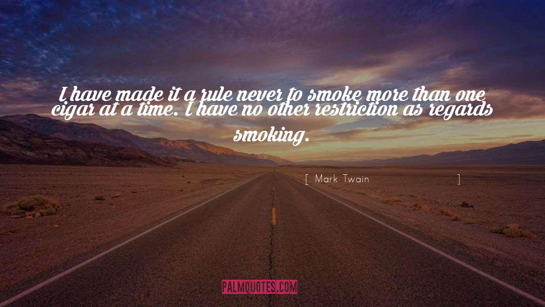 Cigars quotes by Mark Twain