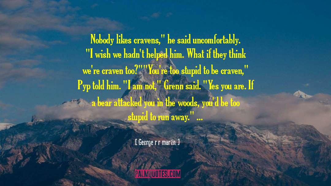 Cin Craven quotes by George R R Martin