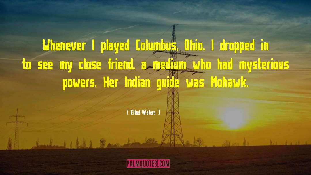 Cincinnati Ohio quotes by Ethel Waters