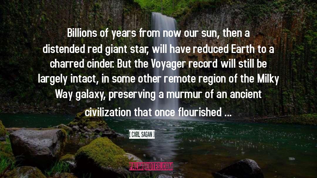 Cinder quotes by Carl Sagan