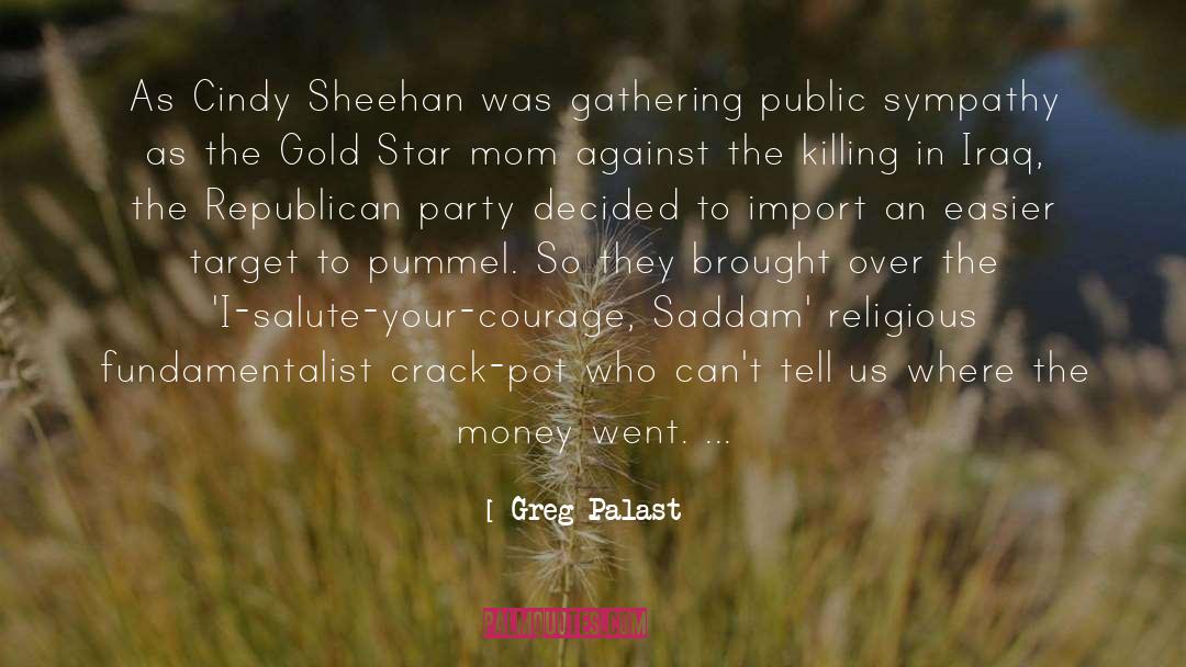 Cindy Woodsmall quotes by Greg Palast