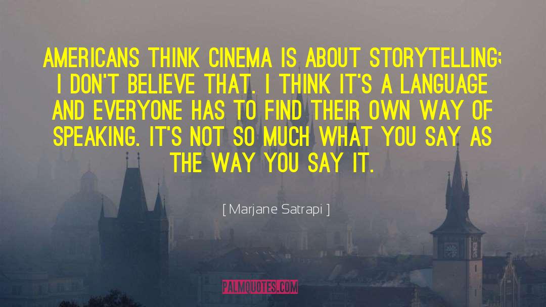 Cinema quotes by Marjane Satrapi