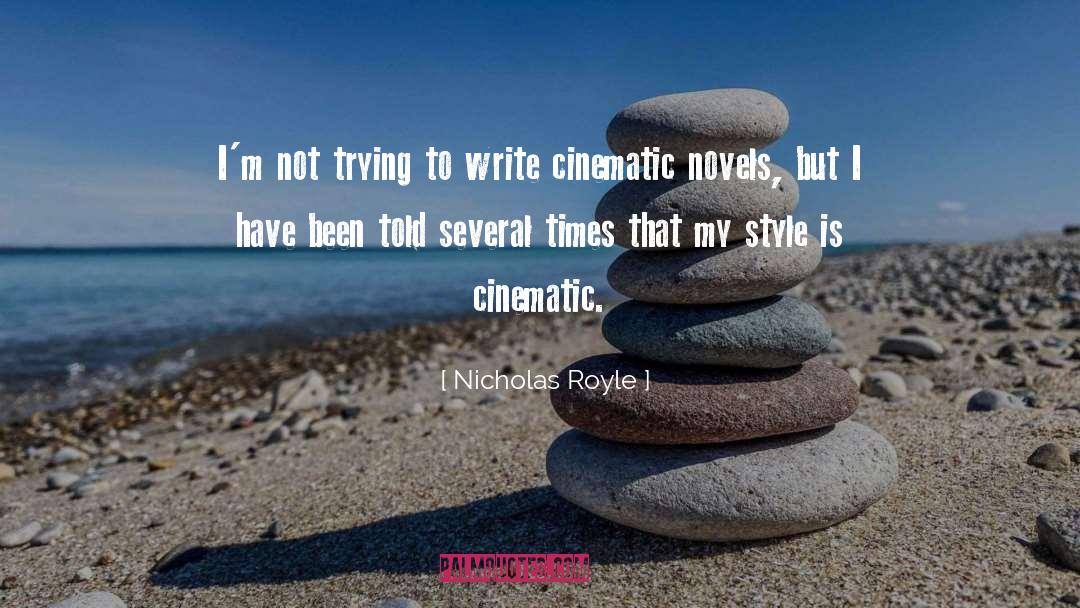 Cinematic quotes by Nicholas Royle