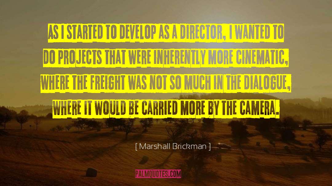Cinematic quotes by Marshall Brickman