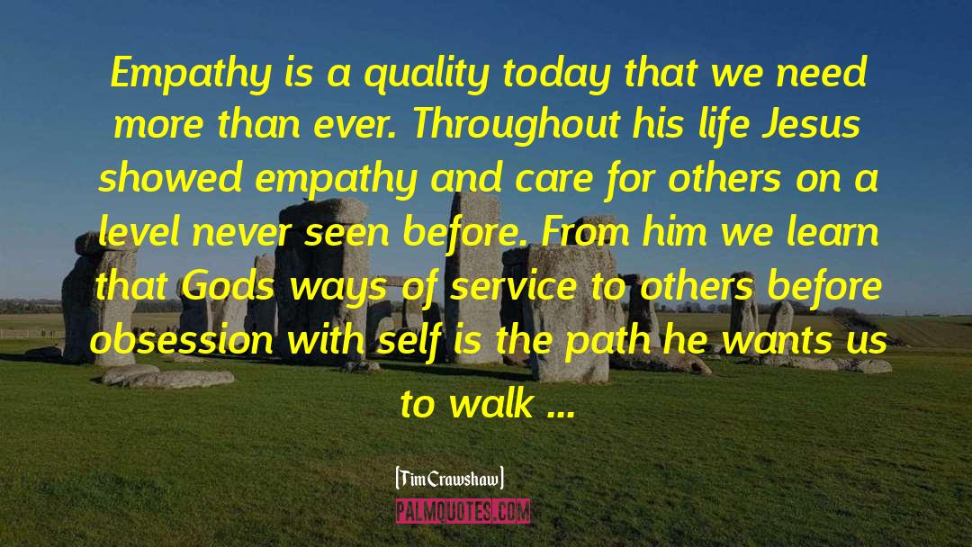 Circle Of Empathy quotes by Tim Crawshaw