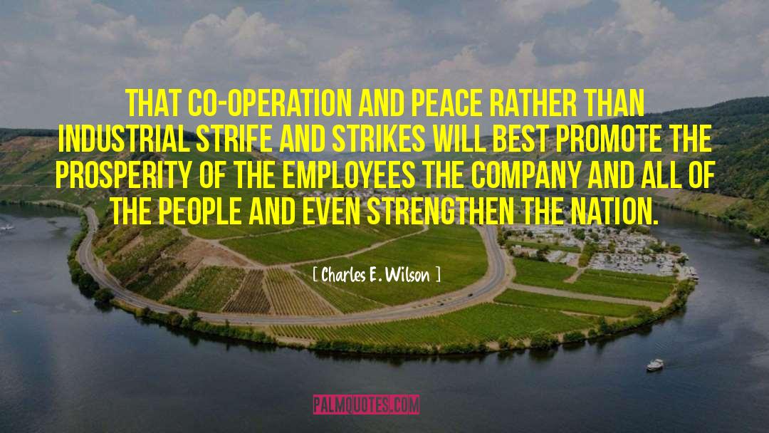 Circle Of Peace quotes by Charles E. Wilson