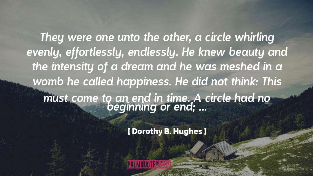 Circle quotes by Dorothy B. Hughes