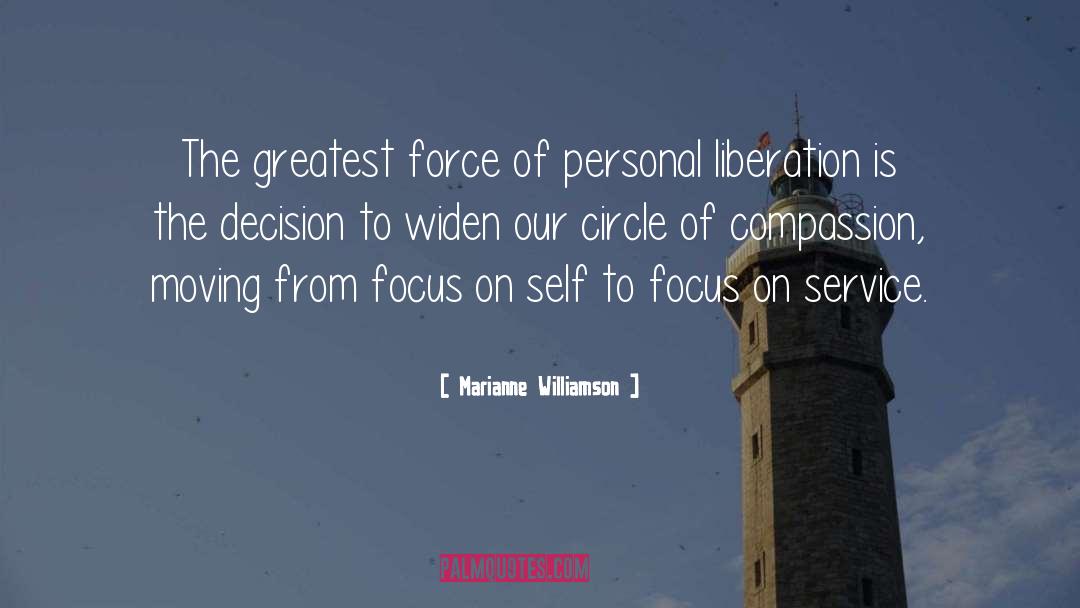 Circle quotes by Marianne Williamson