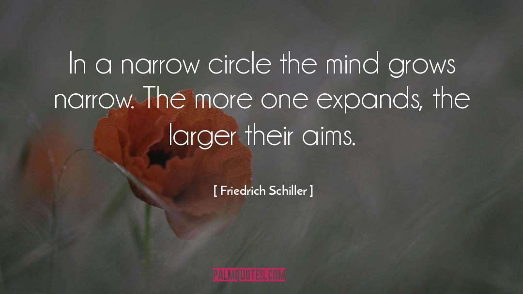 Circles quotes by Friedrich Schiller
