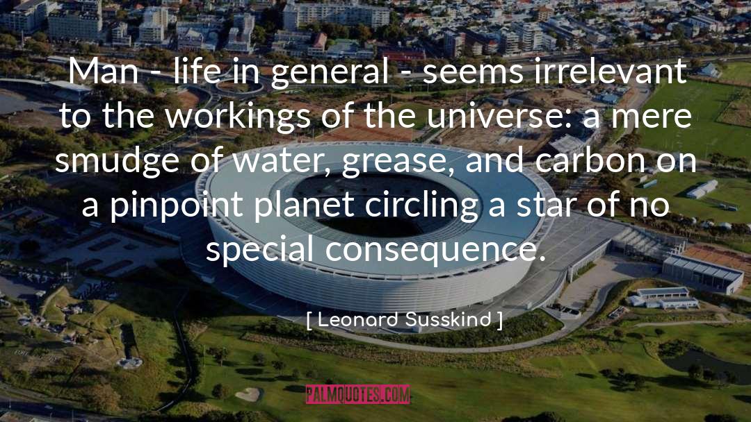 Circling quotes by Leonard Susskind