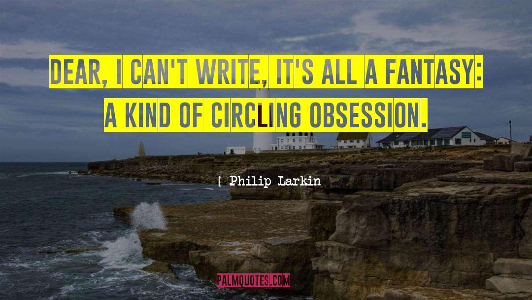 Circling quotes by Philip Larkin