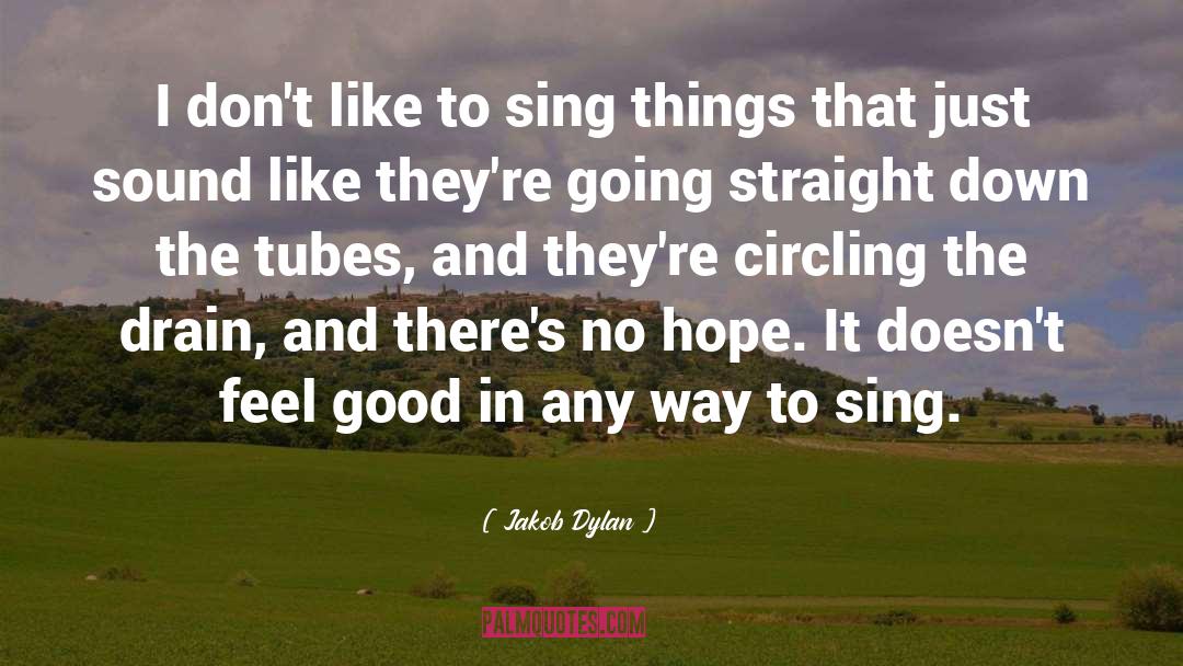 Circling quotes by Jakob Dylan