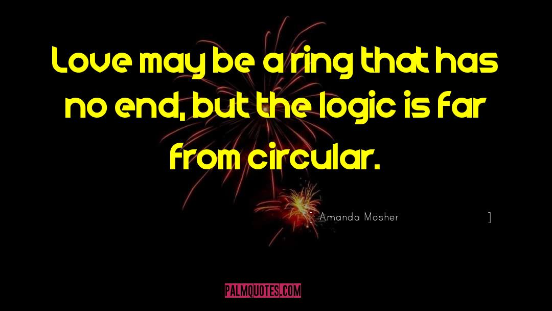 Circular Logic quotes by Amanda Mosher