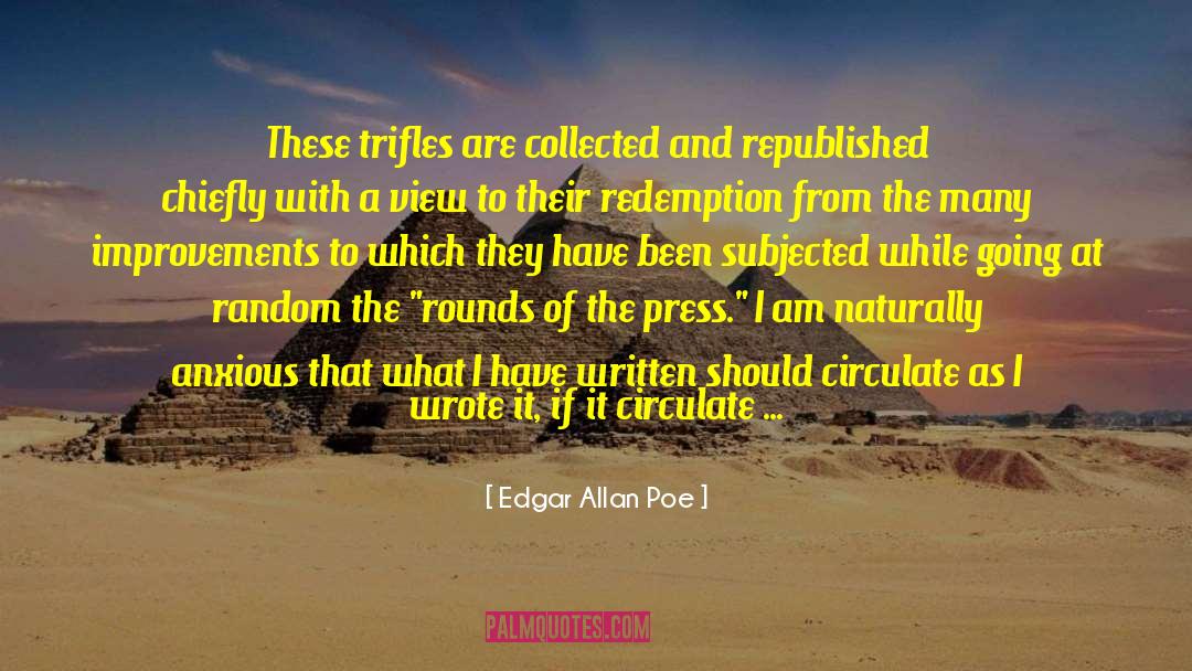 Circulate quotes by Edgar Allan Poe