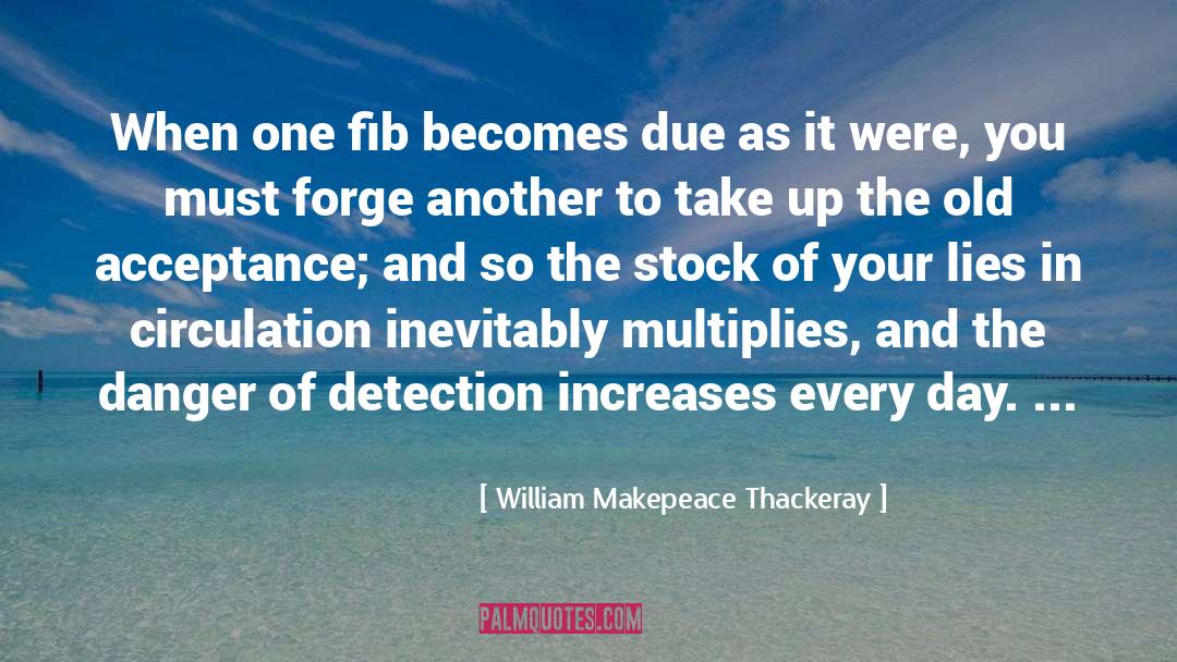 Circulation quotes by William Makepeace Thackeray