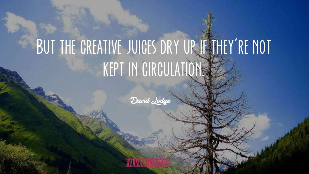 Circulation quotes by David Lodge