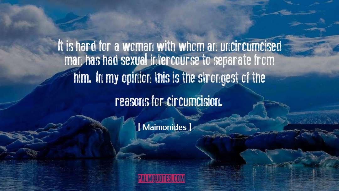 Circumcision quotes by Maimonides