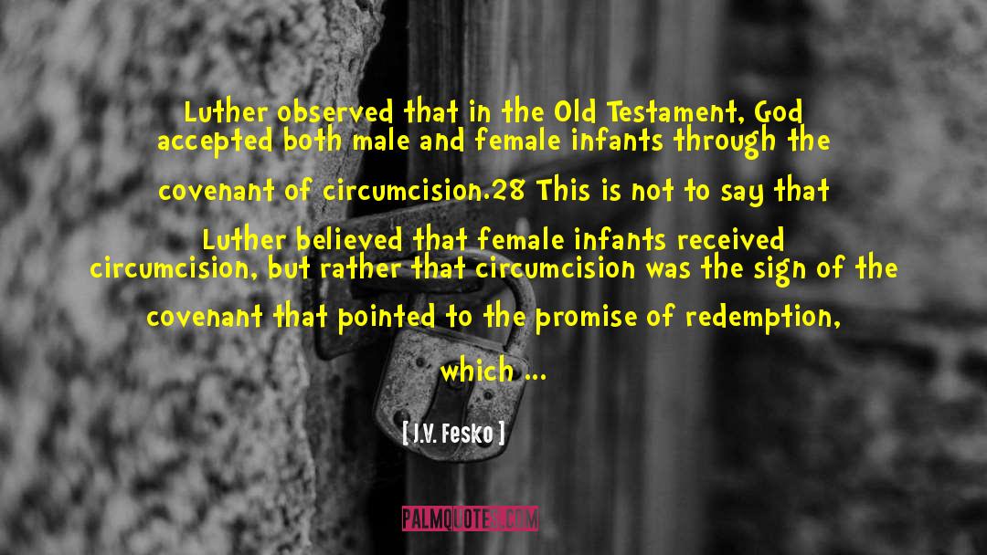 Circumcision Quran quotes by J.V. Fesko