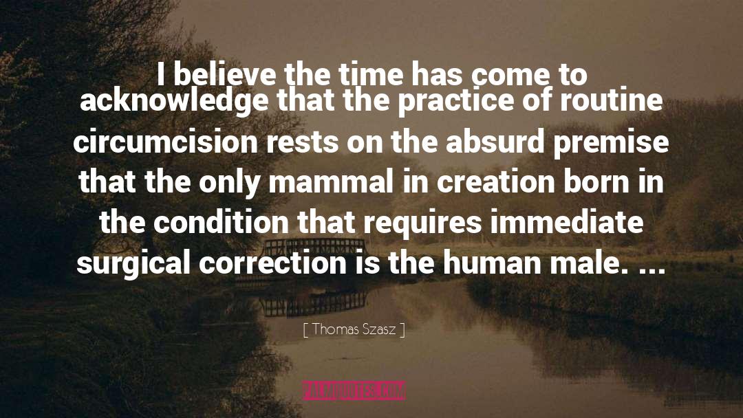 Circumcision Quran quotes by Thomas Szasz