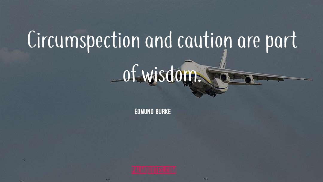 Circumspection quotes by Edmund Burke